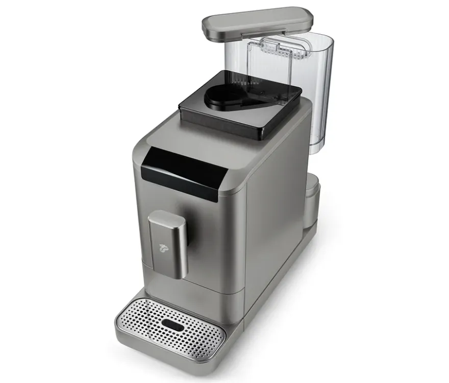 »Esperto2 Caffè« Kaffeevollautomat, Titanium Silver