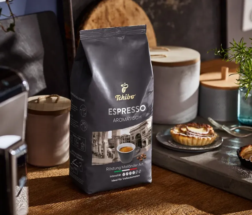 Espresso Aromatisch - 6 x 1 kg Ganze Bohne