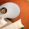 Essenza Samt-Dekokissen »Isole« mit Füllung, beige