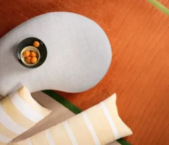 Essenza Samt-Dekokissen »Isole« mit Füllung, beige