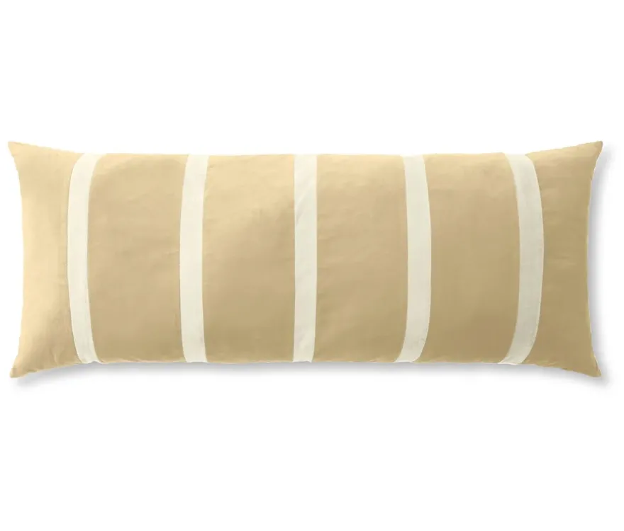Essenza Samt-Dekokissen »Isole« mit Füllung, beige