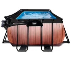 EXIT Pool-Set, Holzoptik, 400 x 200 cm
