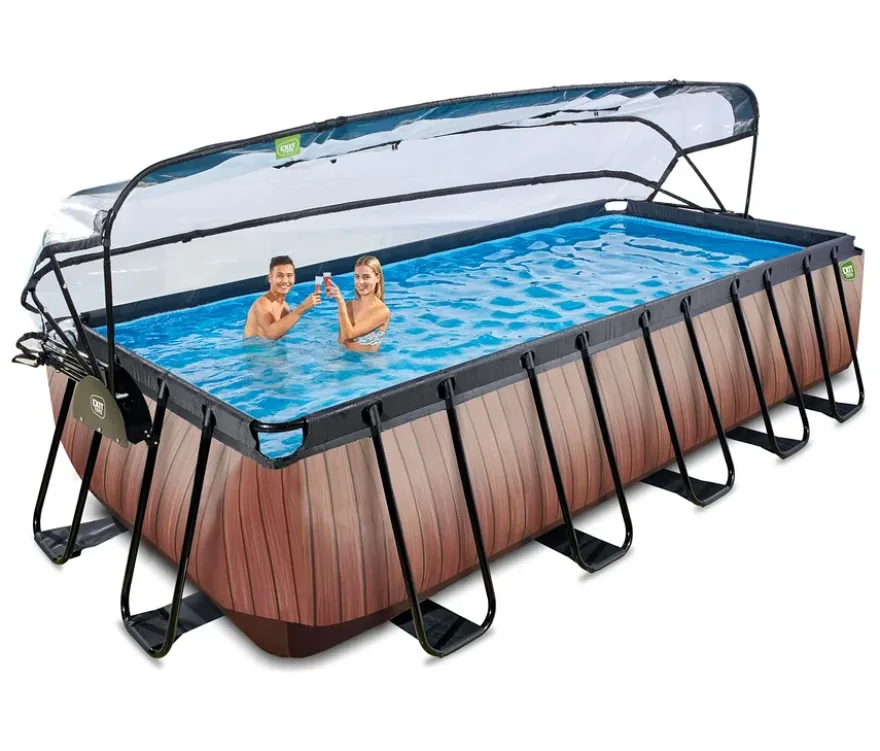 EXIT Pool-Set, Holzoptik, 540 x 250 cm