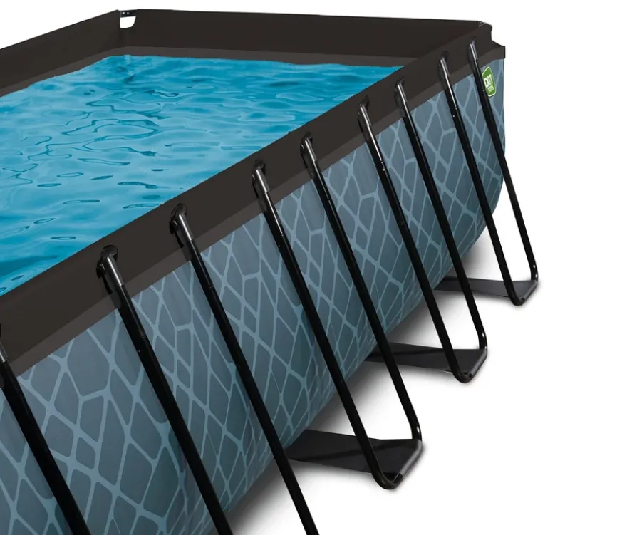 EXIT Pool-Set, Steinoptik, 540 x 250 cm