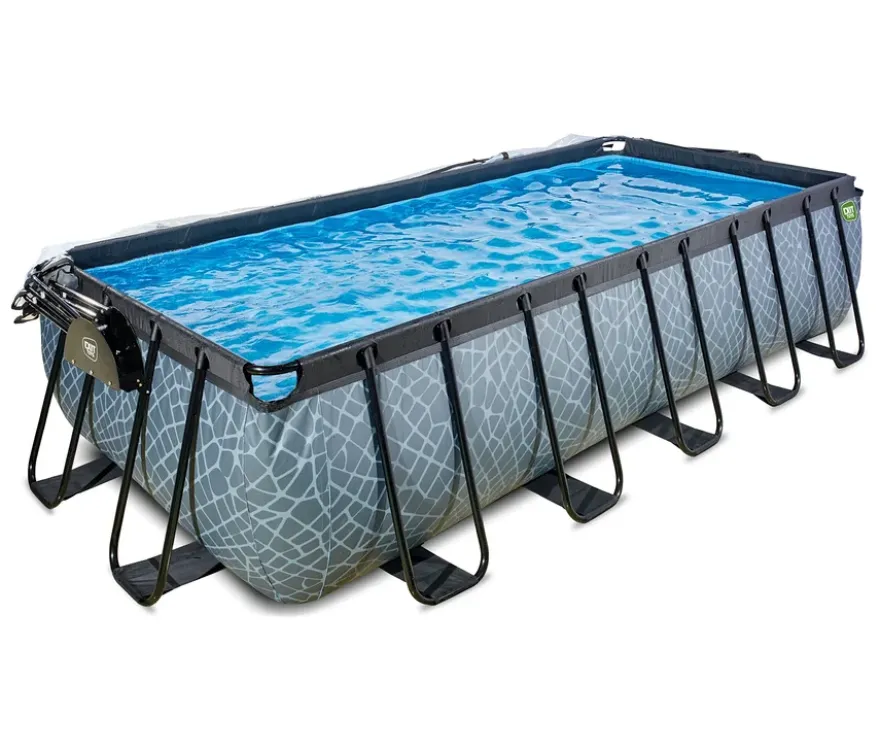 EXIT Pool-Set, Steinoptik, 540 x 250 cm