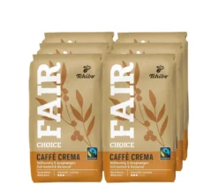 Fair Choice Caffè Crema - 6x 1 kg Ganze Bohne