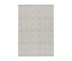 Faltbarer Outdoor-Teppich »Diamond Rhythm«, 240 x 340 cm, grau