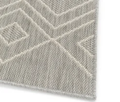 Faltbarer Outdoor-Teppich »Diamond Rhythm«, 240 x 340 cm, grau