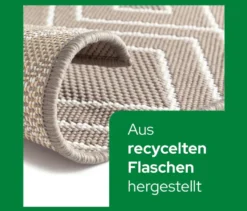 Faltbarer Outdoor-Teppich »Diamond Rhythm«, 280 x 400 cm, braun