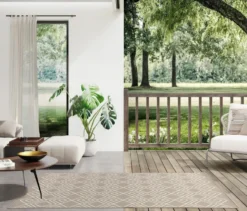 Faltbarer Outdoor-Teppich »Diamond Rhythm«, 280 x 400 cm, braun