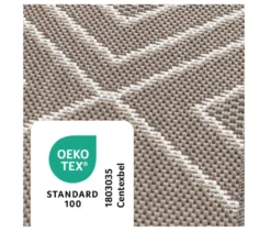 Faltbarer Outdoor-Teppich »Diamond Rhythm«, 280 x 400 cm, braun