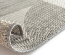 Faltbarer Outdoor-Teppich im geometrischem Design, 240 x 340