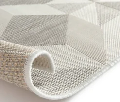 Faltbarer Outdoor-Teppich im Mosaik-Design, 240 x 340