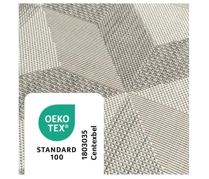 Faltbarer Outdoor-Teppich im Mosaik-Design, 280 x 400