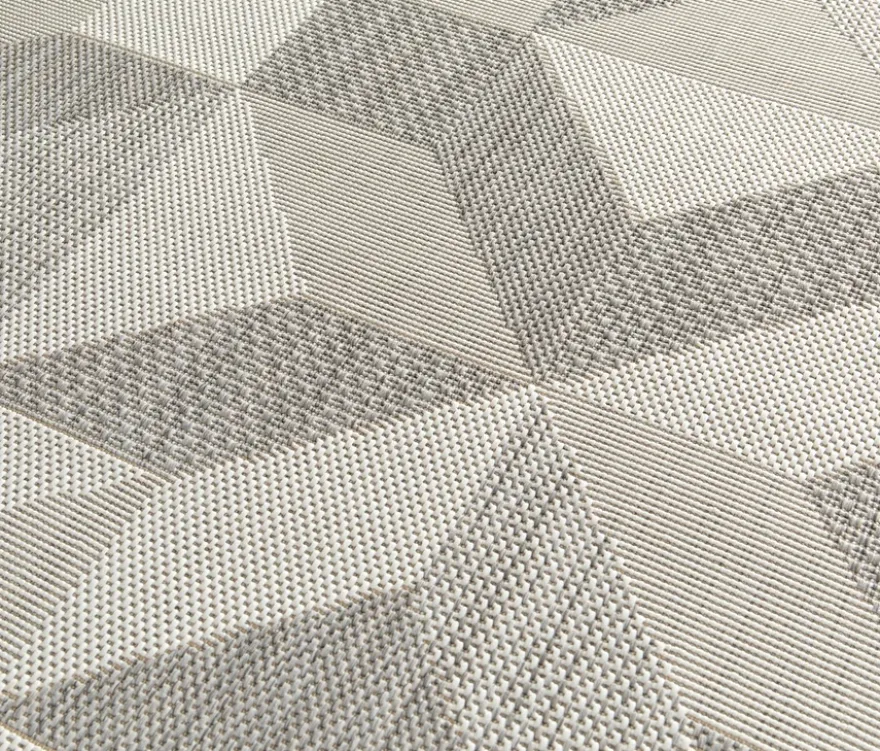 Faltbarer Outdoor-Teppich im Mosaik-Design, 280 x 400