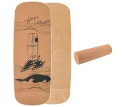 F2 Cork Balance Board Set Pill mit Korkrolle