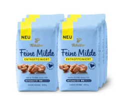 Feine Milde entkoffeiniert - 6 x 500 g Ganze Bohne