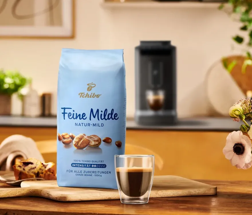 Feine Milde - 1 kg Ganze Bohne