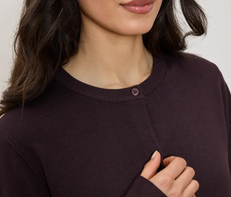 Feinstrick-Cardigan