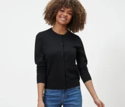 Feinstrick-Cardigan