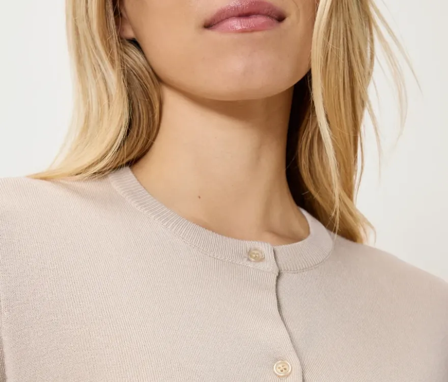 Feinstrick-Cardigan