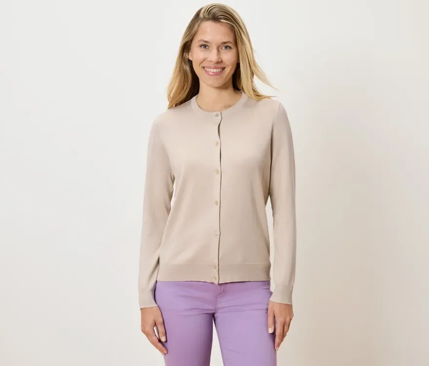 Feinstrick-Cardigan
