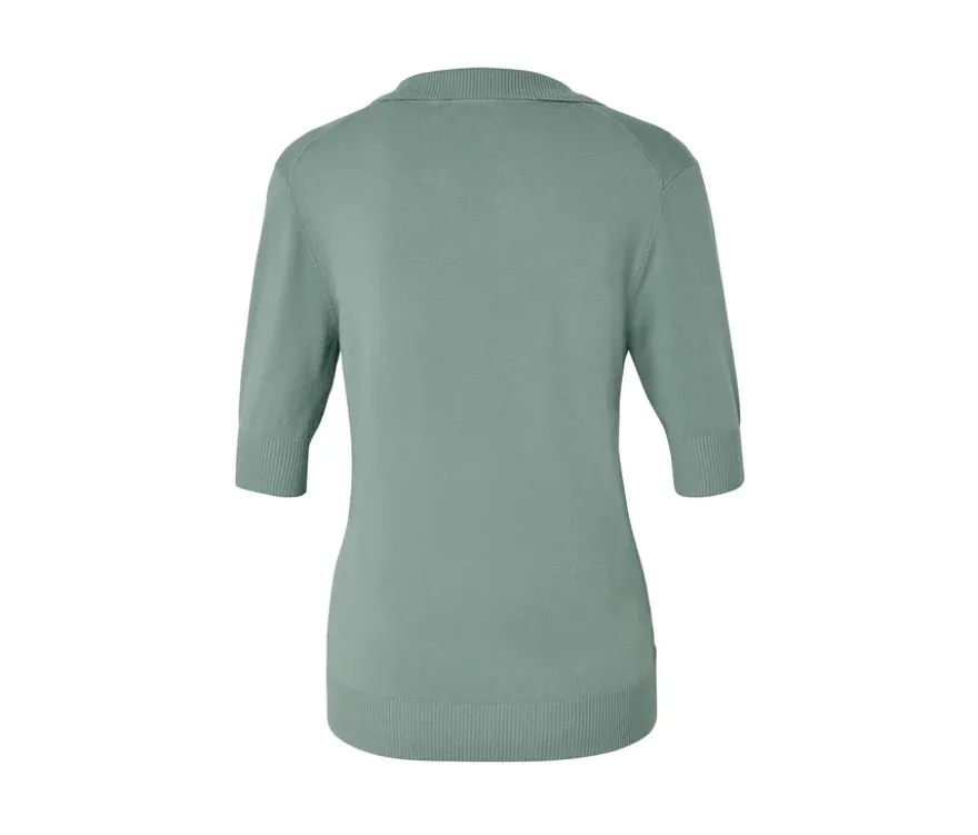 Feinstrick-Polo