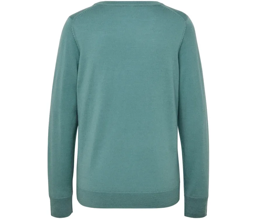 Feinstrickpullover, aqua