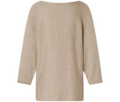 Feinstrickpullover, beige meliert