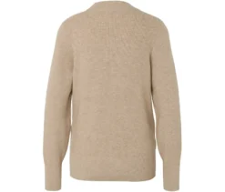 Feinstrickpullover, beige meliert