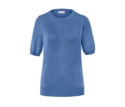 Feinstrickpullover, blau