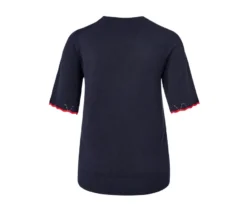 Feinstrickpullover, dunkelblau