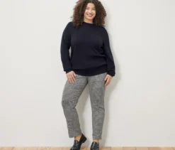 Feinstrickpullover, dunkelblau