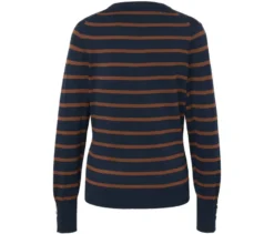 Feinstrickpullover, gestreift