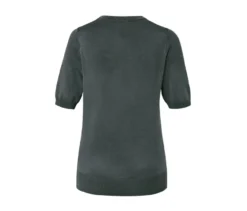 Feinstrickpullover, grün