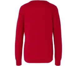 Feinstrickpullover mit Cashmere, rot