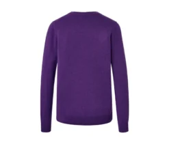 Feinstrickpullover mit Cashmere, lila