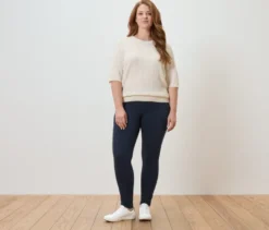 Feinstrickpullover mit Zopfmuster, beige