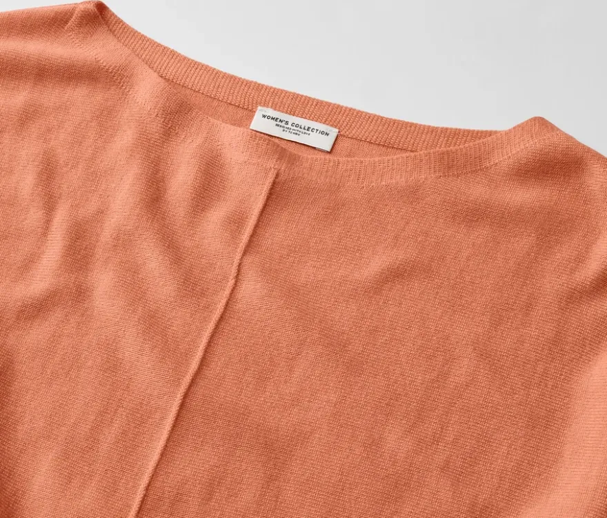 Feinstrickpullover, peach