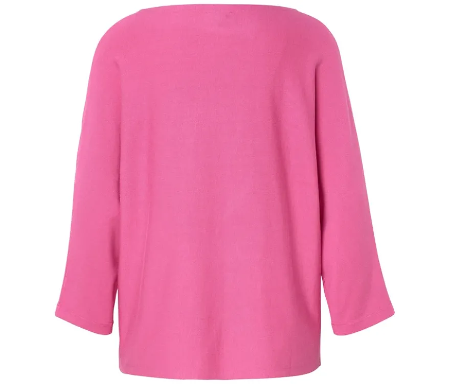 Feinstrickpullover, rosa