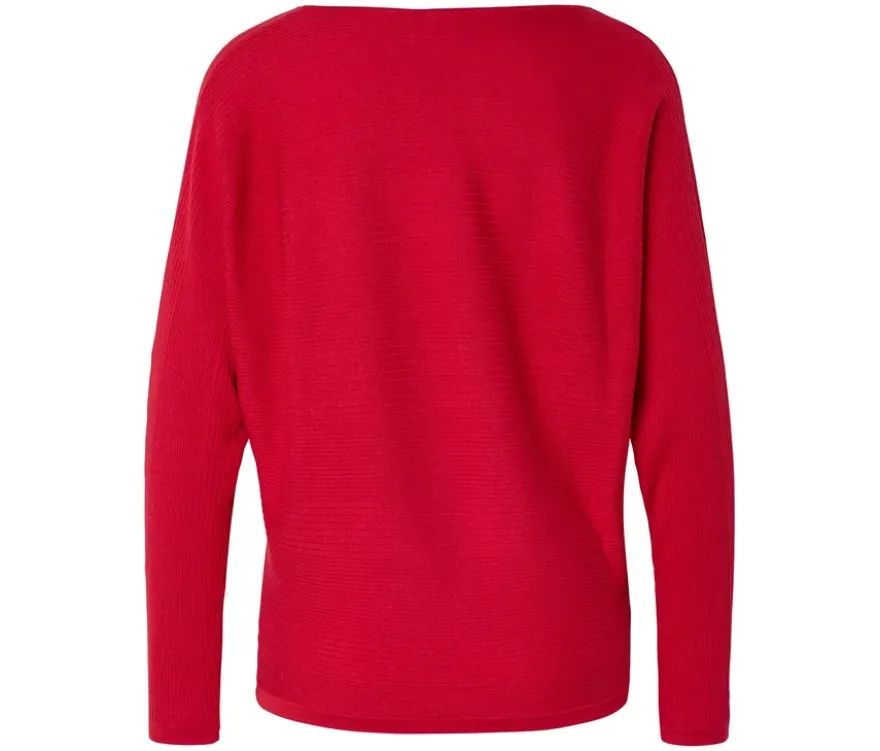 Feinstrickpullover, rot