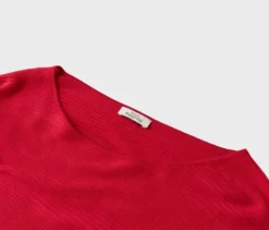 Feinstrickpullover, rot