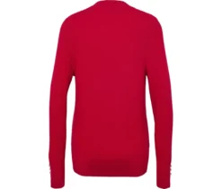 Feinstrickpullover, rot
