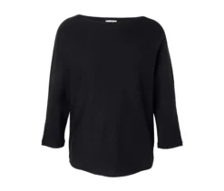 Feinstrickpullover, schwarz