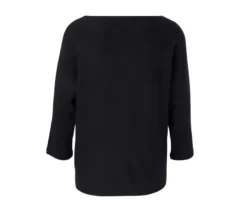 Feinstrickpullover, schwarz