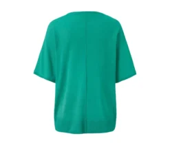 Feinstrick-Shirt mit Leinen