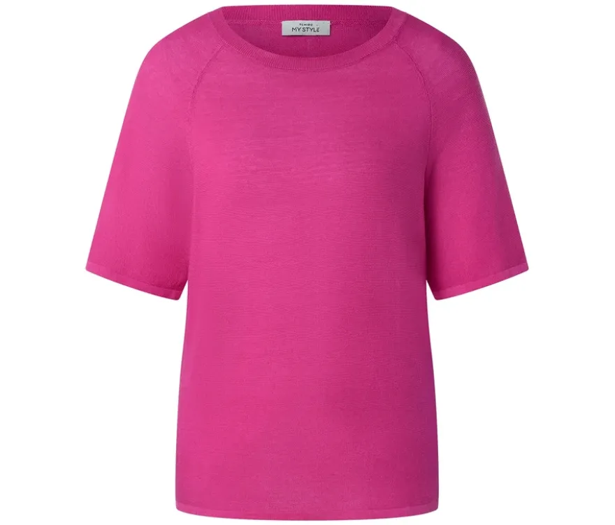 Feinstrick-Shirt, pink
