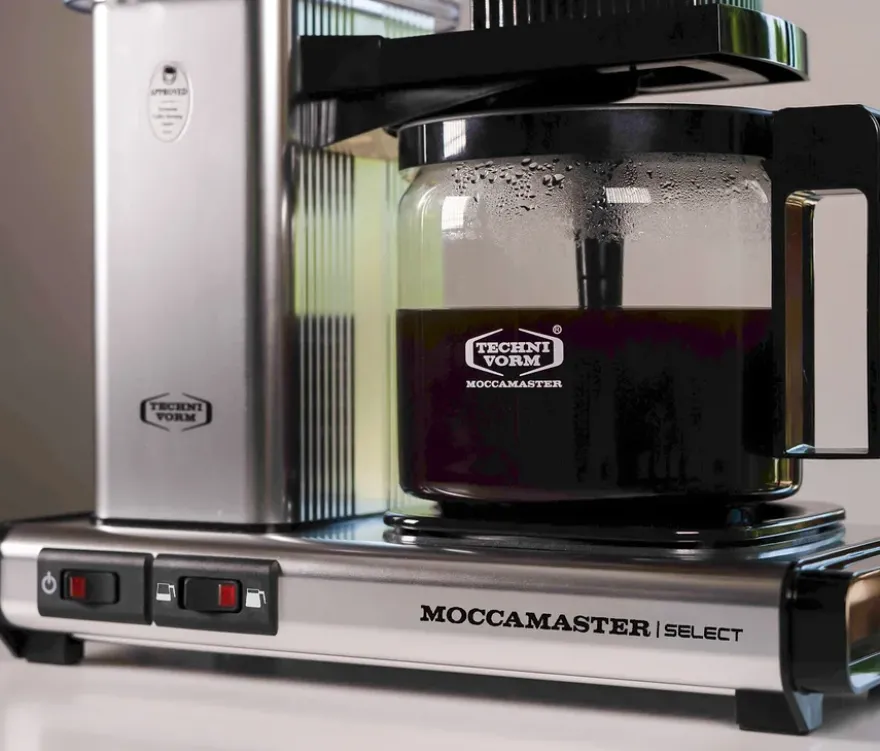 Filterkaffeemaschine »Moccamaster KBG Select«, alu gebürstet