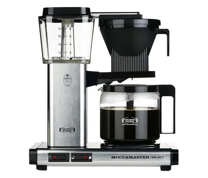 Filterkaffeemaschine »Moccamaster KBG Select«, alu gebürstet