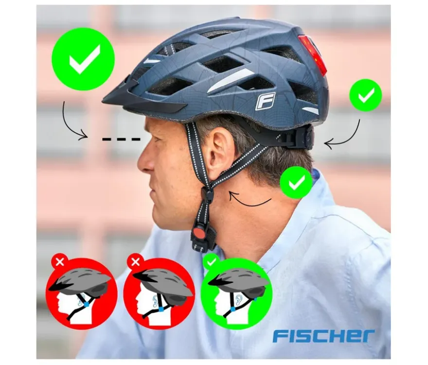 FISCHER Fahrradhelm Urban PLUS Miami, S/M